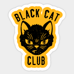 Black Cat Club Sticker